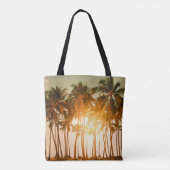 Tropisch strand tote bag (Achterkant)