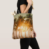 Tropisch strand tote bag (Dichtbij)