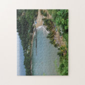 Tropisch strand Trinidad en Tobago. Legpuzzel (Verticaal)