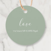 Tropisch strand turkoois zeeschildpad aquarel bedankjes labels (Achterkant)