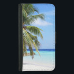 Tropisch strand Turquoise Water wit zand<br><div class="desc">Mooi tropisch strand met Turquoise Water. Blauwe hemel wit zandstrand in het Paradijs.</div>