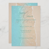 Tropisch strand uitnodiging (Voorkant / Achterkant)