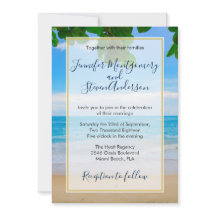 Tropisch strand Vacation Island Wedding
