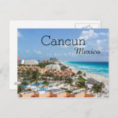 Tropisch strand Vacature Cancun Mexico Briefkaart (Voorkant / Achterkant)