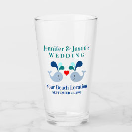 Tropisch strand van de bruinvissen glas