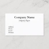 Tropisch strand Visitekaartje (Achterkant)