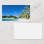 Tropisch strand visitekaartje (Voorkant / Achterkant)