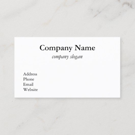 Tropisch strand Visitekaartje (Achterkant)