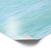 Tropisch strand voor herstel van oceaangolven foto afdruk (Hoek)