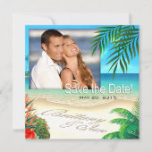 Tropisch Strand (vraag me om jullie namen in het z Kaart (Voorkant)