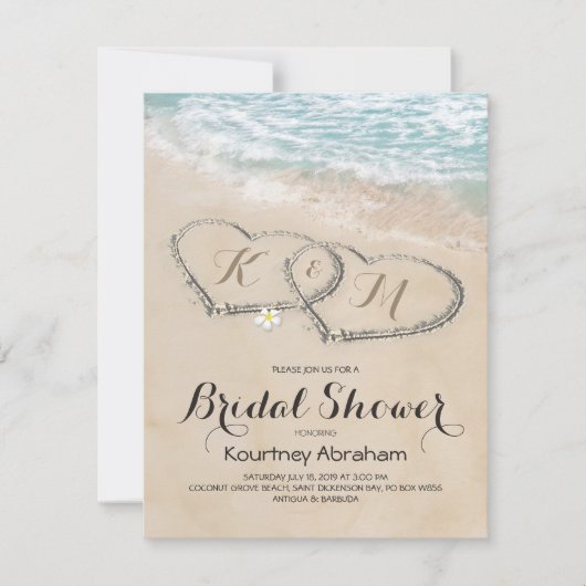 Tropisch  strand Vrijgezellenfeest Kaart (Voorkant)