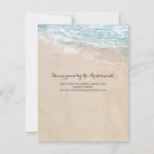 Tropisch  strand Vrijgezellenfeest Kaart (Achterkant)