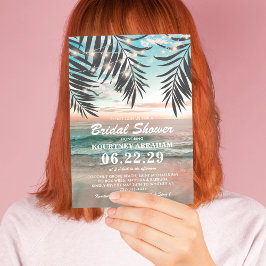 Tropisch strand Vrijgezellenfeest | Koord van lich Kaart