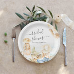 Tropisch strand Vrijgezellenfeest Papieren Bordje<br><div class="desc">Beginnend met een fabelachtige gedrukte uitnodiging, plaats de toon met een uniek ontwerp dan dragen het thema door de volledige gebeurtenis. Uw evenement zal van begin tot eind perfect afbeelding zijn met speciale kleine extra's. Op het feest, overweeg gepersonaliseerde partijvoordelen voor een extra speciale aanraking. Deze design kunnen gepersonaliseerd worden...</div>