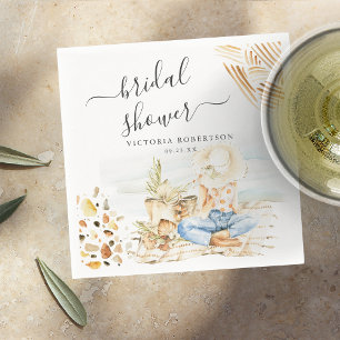 Tropisch strand Vrijgezellenfeest Servet