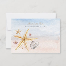 Tropisch strand vrijgezellenfeest uitnodiging 