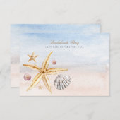 Tropisch strand vrijgezellenfeest uitnodiging  (Voorkant / Achterkant)