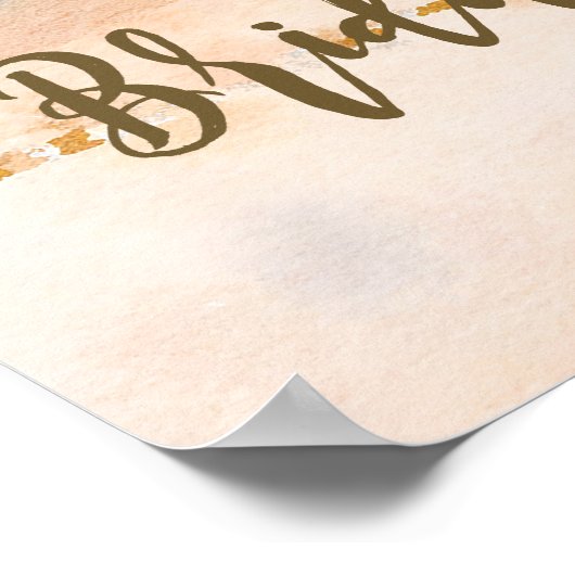 tropisch strand vrijgezellenfeest welkom poster (Hoek)