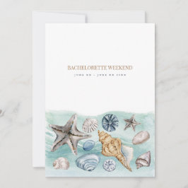 Tropisch strand vrijgezellenweekend uitnodiging 