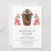 Tropisch strand vrijgezellenweekendtrip kaart (Voorkant)