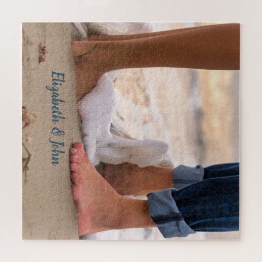 Tropisch strand Waves Coupé Legpuzzel (Horizontaal)