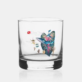 Tropisch strand whisky glas