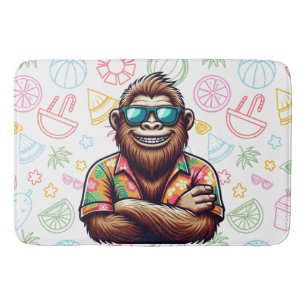 Tropisch/strand yeti/bigfoot badmat