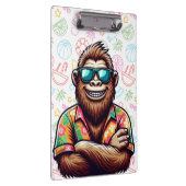 Tropisch/strand yeti/bigfoot klembord (Rechts)