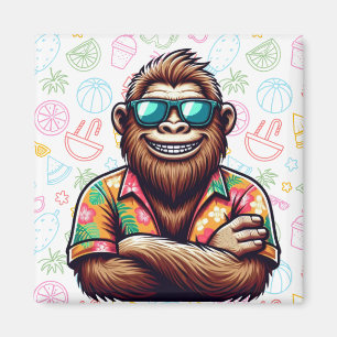 Tropisch/strand yeti/bigfoot magneet