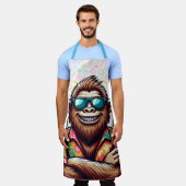 Tropisch/strand yeti/bigfoot schort (Gedragen)