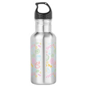 Tropisch/strand yeti/bigfoot waterfles (Achterkant)