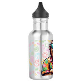 Tropisch/strand yeti/bigfoot waterfles (Links)
