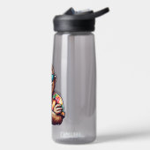 Tropisch/strand yeti/bigfoot waterfles (Links)