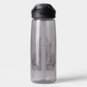 Tropisch/strand yeti/bigfoot waterfles (Achterkant)