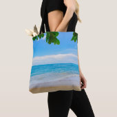 Tropisch strand Zand en Zee Tote Bag (Dichtbij)