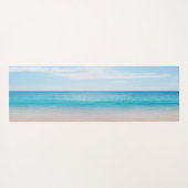 Tropisch strand, zand, flip, Pet-gepersonaliseerd Yogamat (Achterkant (horizontaal))