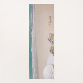 Tropisch strand, zand, flip, Pet-gepersonaliseerd Yogamat (Voorkant)