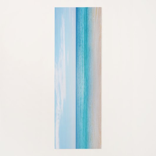 Tropisch strand, zand, flip, Pet-gepersonaliseerd Yogamat (Achterkant)