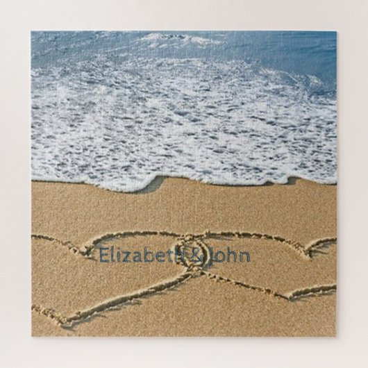 Tropisch strand zand harten legpuzzel (Verticaal)