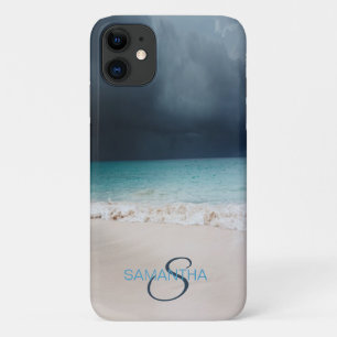 Tropisch strand zand monogram Case-Mate iPhone case