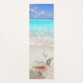 Tropisch Strand, Zand Schelpen Yogamat (Voorkant)