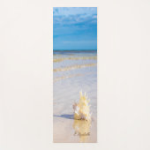 Tropisch strand, zand, Seashell - Gepersonaliseerd Yogamat (Voorkant)