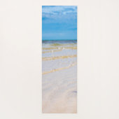 Tropisch strand, zand, Seashell - Gepersonaliseerd Yogamat (Achterkant)