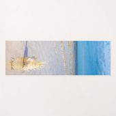 Tropisch strand, zand, Seashell - Gepersonaliseerd Yogamat (Voorkant (horizontaal))