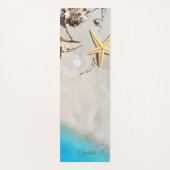 Tropisch strand, Zand, Seashell, Seastar-Personali Yogamat (Voorkant)