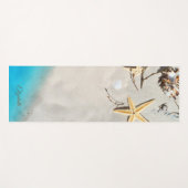 Tropisch strand, Zand, Seashell, Seastar-Personali Yogamat (Voorkant (horizontaal))