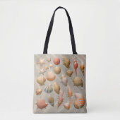 Tropisch strand Zand Seashells Summer Vacking Tote Bag (Voorkant)
