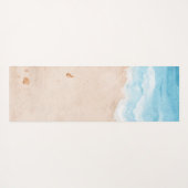 Tropisch strand, zand, sterren yogamat (Achterkant (horizontaal))