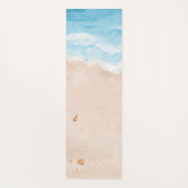 Tropisch strand, zand, sterren yogamat (Achterkant)