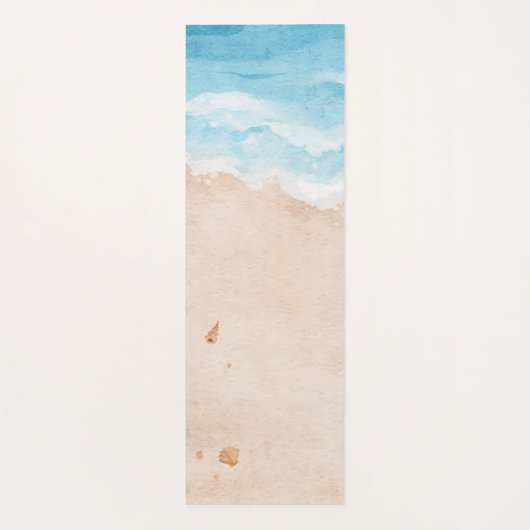 Tropisch strand, zand, sterren yogamat (Achterkant)